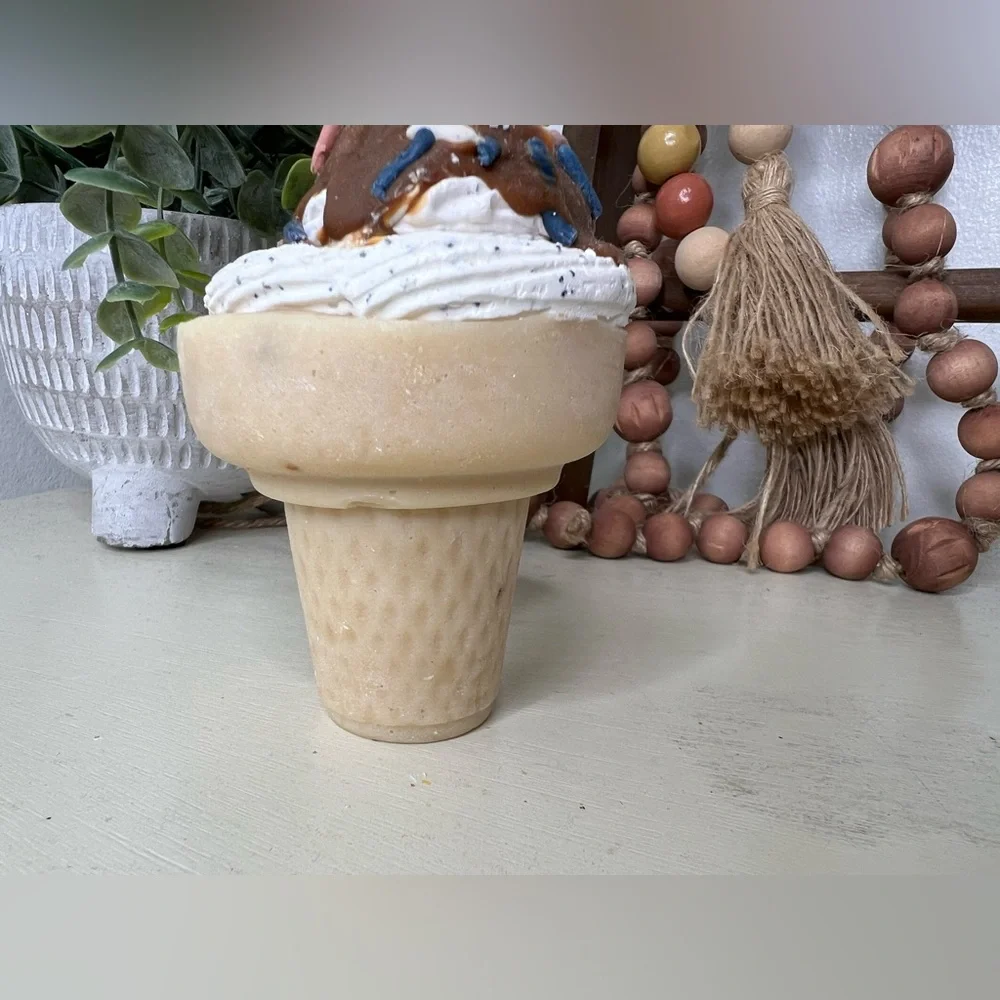 Brand New-Fiora Soap Co-Cream + Cone Homemade Soap